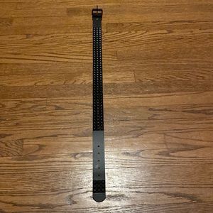 All Black Hot Topic Studded Belt